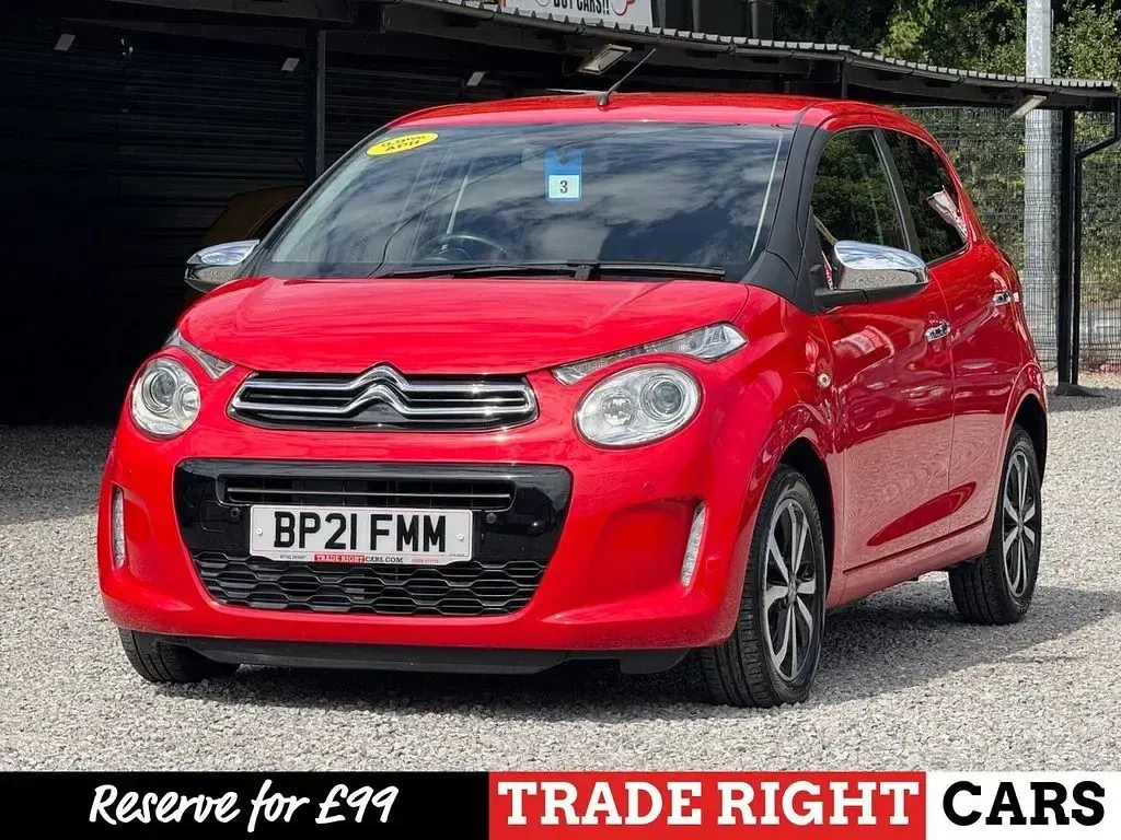 Used Citroën C1 Shine 71 HP (52 kW) 2021 Red Hatchback