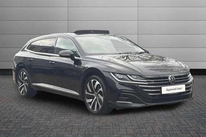 Black Used 2022 VW Arteon R-line Estate | £26,795 (Fair price) - Image 1/4