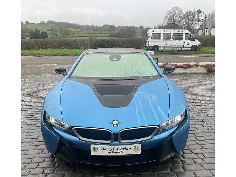 Used BMW i8 Exclusive 362 HP (266 kW) 2016 Blue Coupe