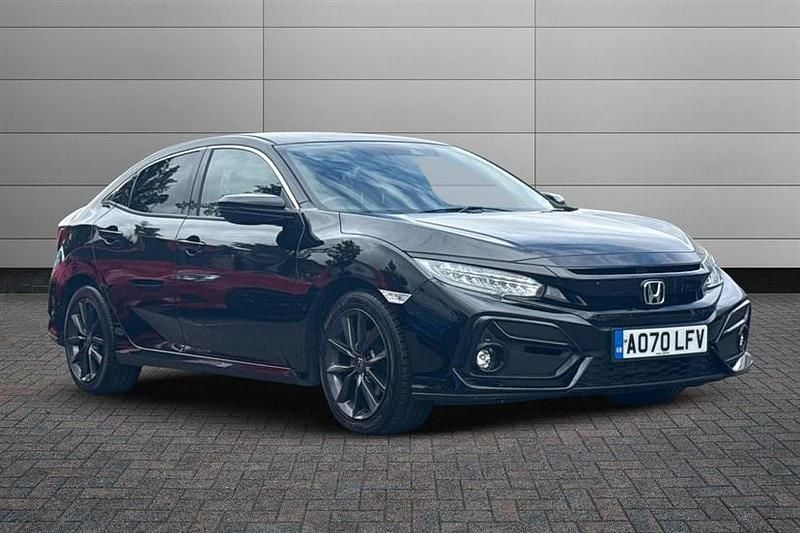Crystal black Used 2020 Honda Civic SR Hatchback | £13,350 (Fair price) - Image 1/2