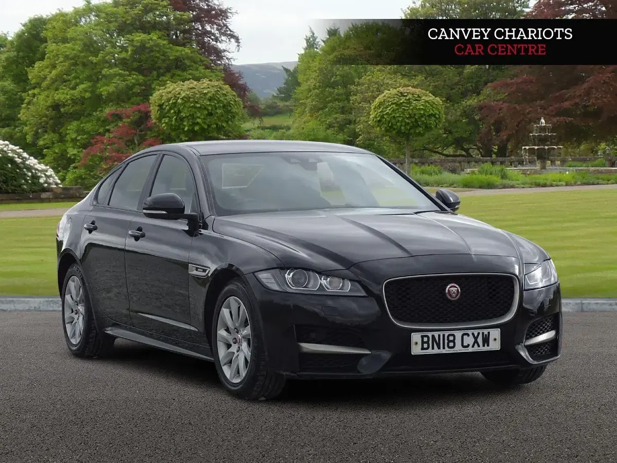 Used Jaguar XF R-Sport 160 HP (117 kW) 2018 Black Sedan