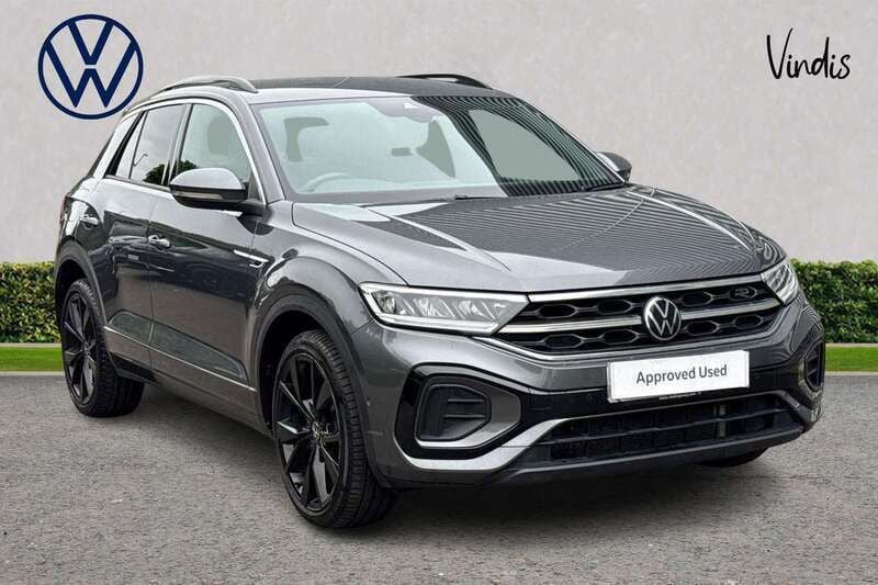 Grey Used 2023 VW T-Roc R-line SUV | £24,553 (Fair price) - Image 1/3