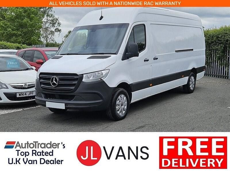 White Used 2021 Mercedes Sprinter Progressive Van | £20,450 (Fair price) - Image 1/3