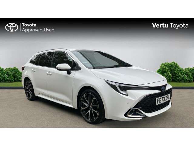 White Used 2023 Toyota Corolla Sport Estate | £25,148 (Expensive) - Image 1/4