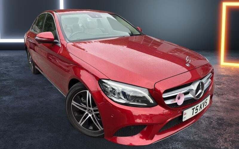 Red Used 2018 Mercedes C200 Premium Sedan | £17,900 (Fair price) - Image 1/4