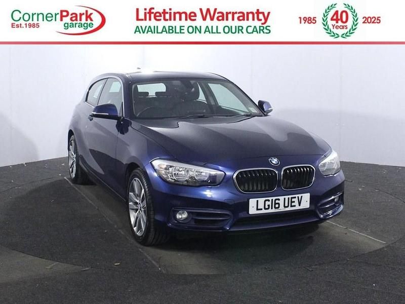 Used BMW 118 Sport Line 136 HP (100 kW) 2016 Blue Hatchback