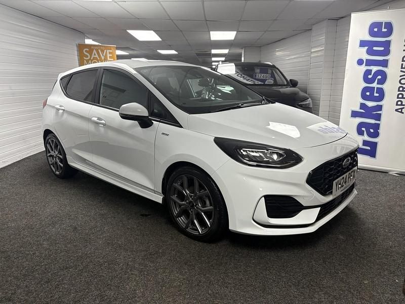 Used Ford Fiesta ST-Line 125 HP (91 kW) 2024 White Hatchback
