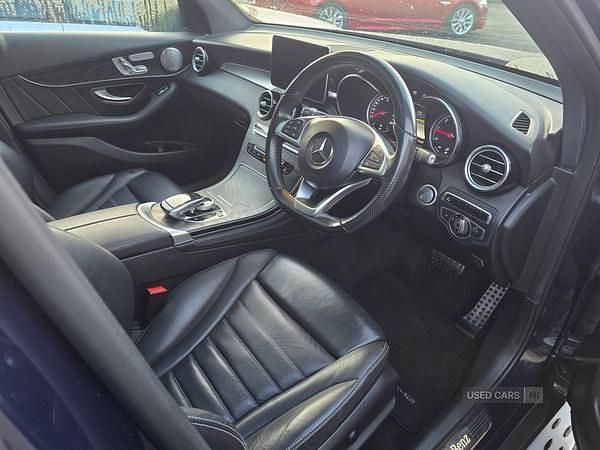 Used Mercedes GLC250 AMG line 2016 Blue Estate
