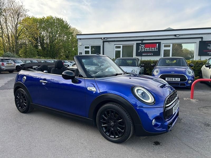 Used Mini Cooper S Cabriolet 2018 Blue Cabriolet