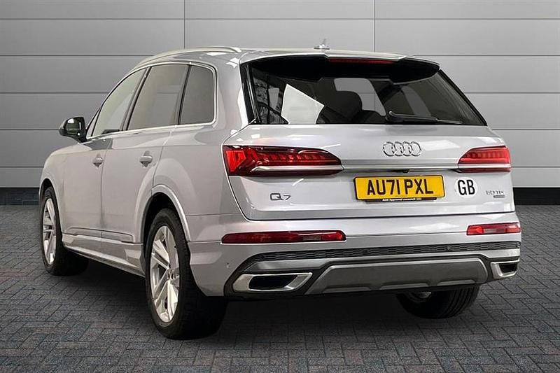 Begagnad Audi Q7 S-Line 286 HK (210 kW) 2021 Silver SUV