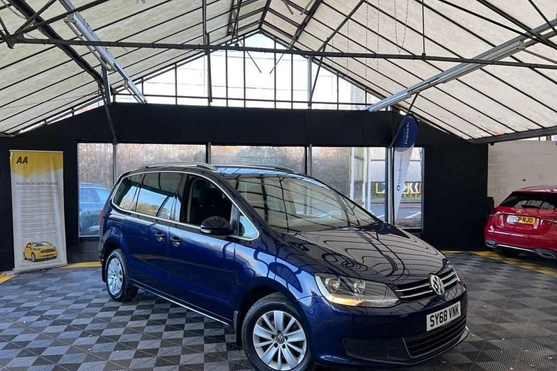 Blue Used 2018 VW Sharan SE MPV | £14,995 (Fair price) - Image 1/1