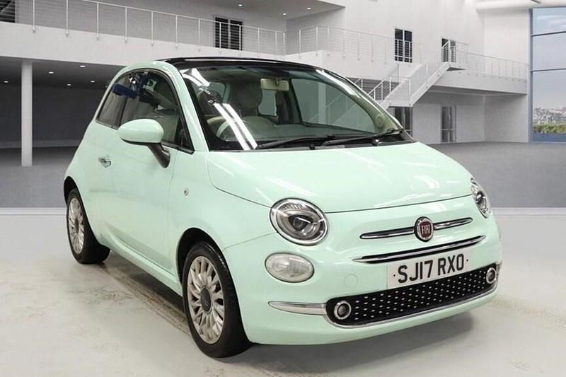 Blue Used 2017 Fiat 500 Lounge Hatchback | £6,499 (Fair price) - Image 1/1