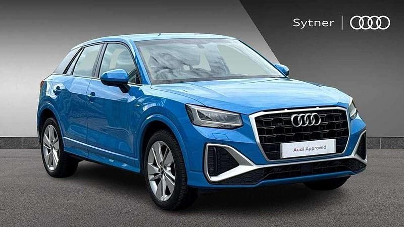 Blue Used 2022 Audi Q2 S-Line SUV | £18,000 (Fair price) - Image 1/4
