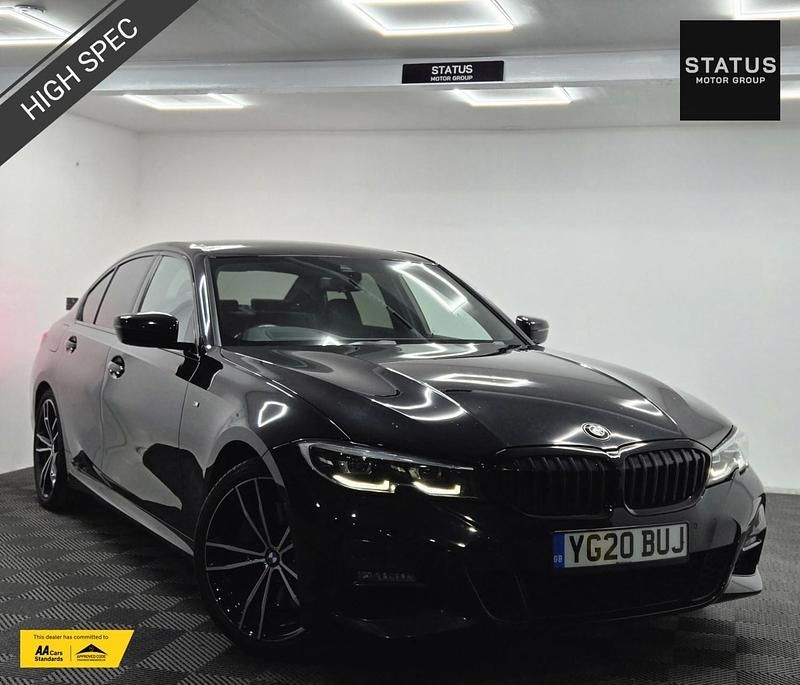 Black Used 2020 BMW 320 M Sport Sedan | £17,795 (Fair price) - Image 1/4