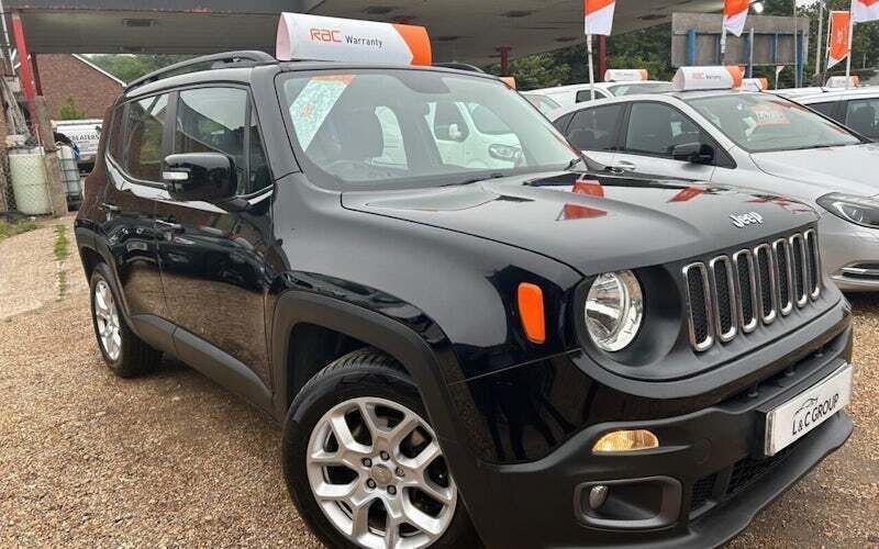 Black Used 2016 Jeep Renegade Longitude SUV | £8,690 (Fair price) - Image 1/4