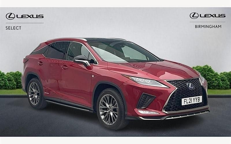Red Used 2021 Lexus RX450h Sport Line SUV | £35,074 (A bit pricey) - Image 1/4