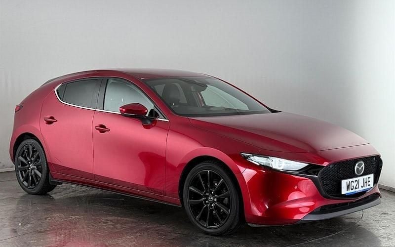 Red Used 2021 Mazda 3 Inclusive Hatchback | £15,000 (Good price) - Image 1/3