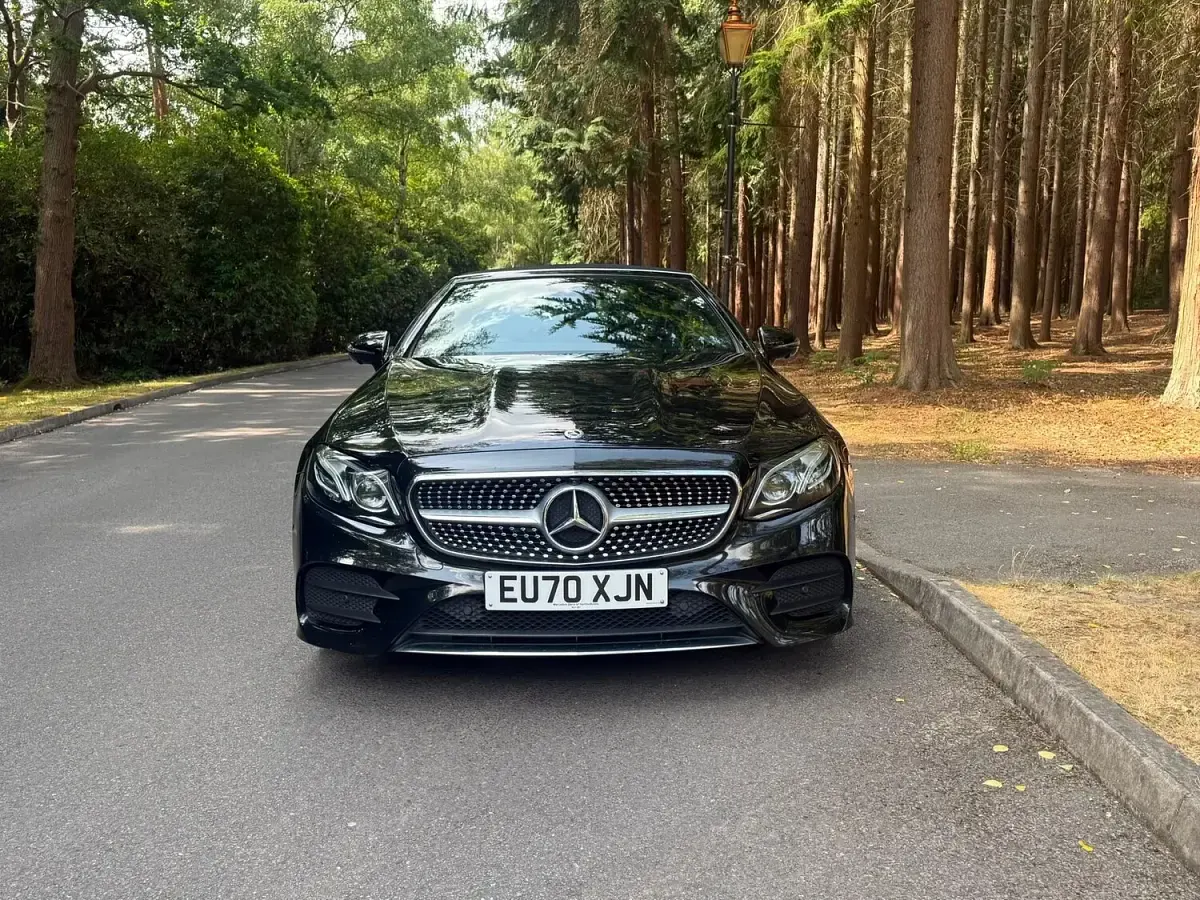 Used Mercedes E220 AMG line 2020 Black Cabriolet