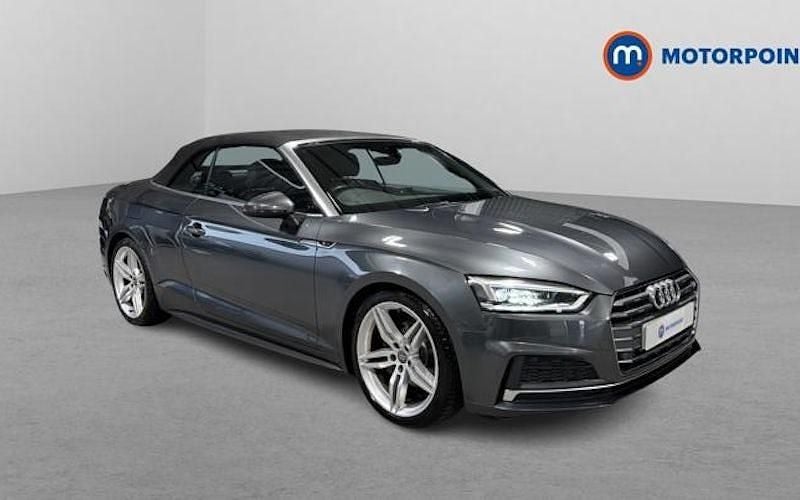 Grey Used 2019 Audi A5 Cabriolet S-Line Cabriolet | £18,599 (Good price) - Image 1/4