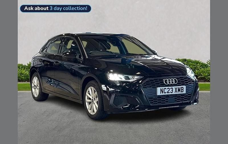 Used Audi A3 Advanced 150 HP (110 kW) 2023 Black Sedan