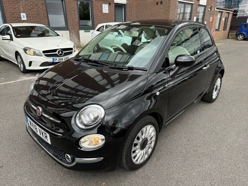 Used Fiat 500 Lounge 2018 Black Hatchback