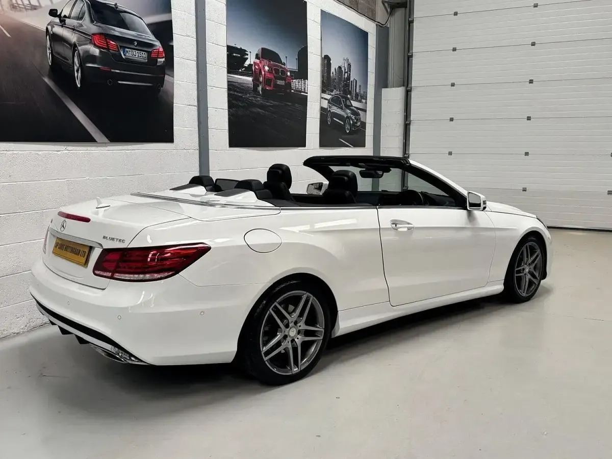 Used Mercedes E350 AMG line 2016 White Cabriolet