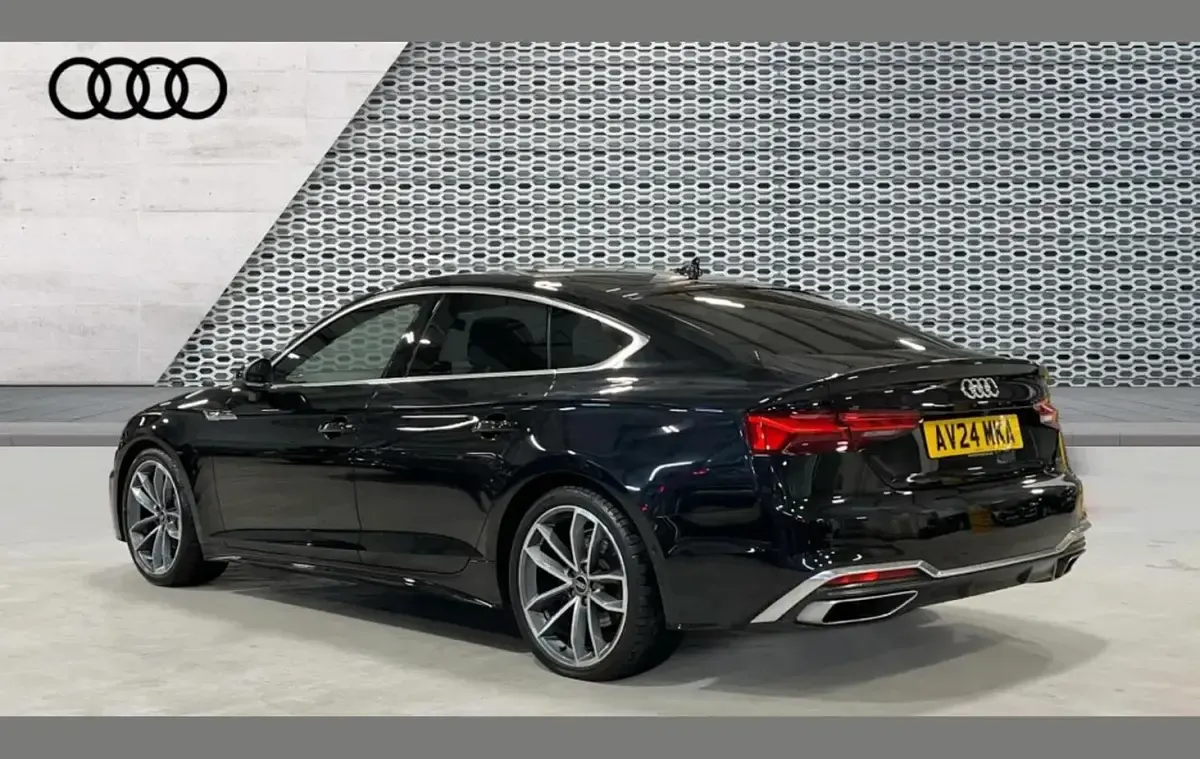 Used Audi A5 S-Line 200 HP (147 kW) 2024 Black Hatchback