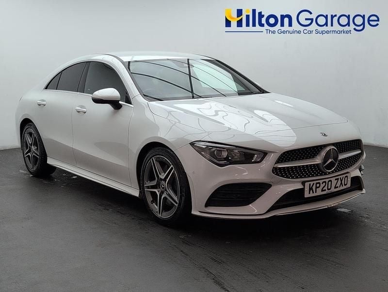 White Used 2020 Mercedes CLA200 AMG line Coupe | £18,350 (Super price) - Image 1/4