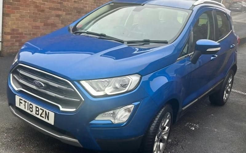 Usado Ford Ecosport Titanium 125 HP (91 kW) 2018 Azul SUV