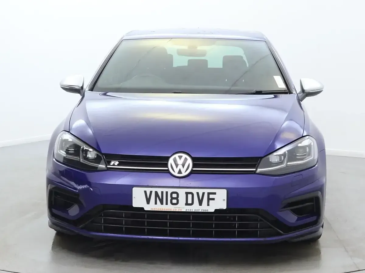 Used VW Golf VII R 310 HP (228 kW) 2018 Blue Hatchback