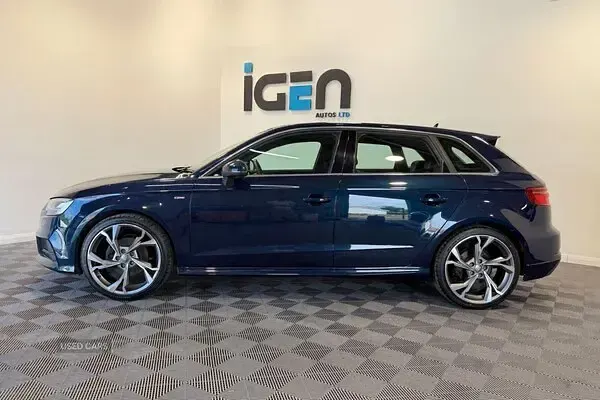 Used Audi A3 S-Line 2016 Blue Hatchback