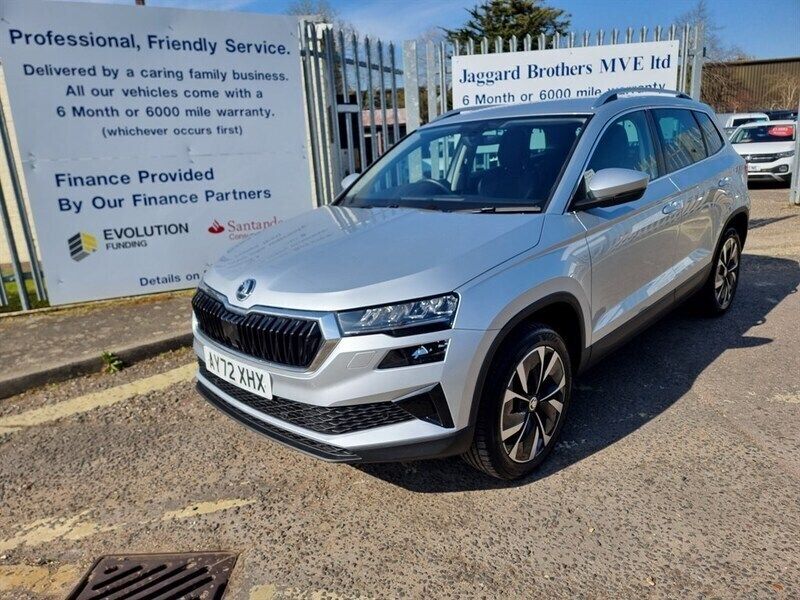 Silver Used 2022 Skoda Karoq SE L SUV | £20,995 (A bit pricey) - Image 1/4