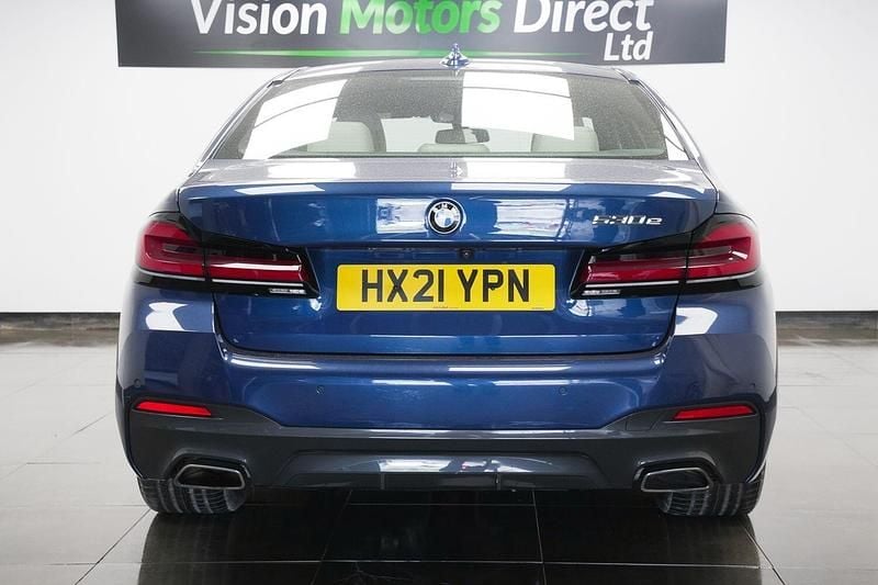 Used BMW 530e M Sport 2021 Blue Sedan