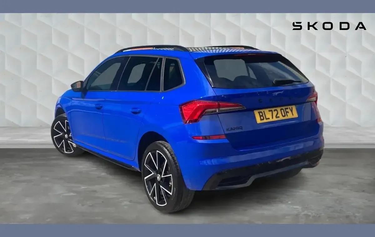 Used Skoda Kamiq Monte Carlo 115 HP (84 kW) 2023 Blue SUV