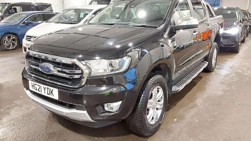 Black Used 2021 Ford Ranger Limited Pickup | £14,999 (Good price) - Image 1/1