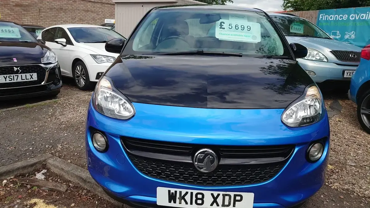 Used Vauxhall Adam 2018 Blue Hatchback