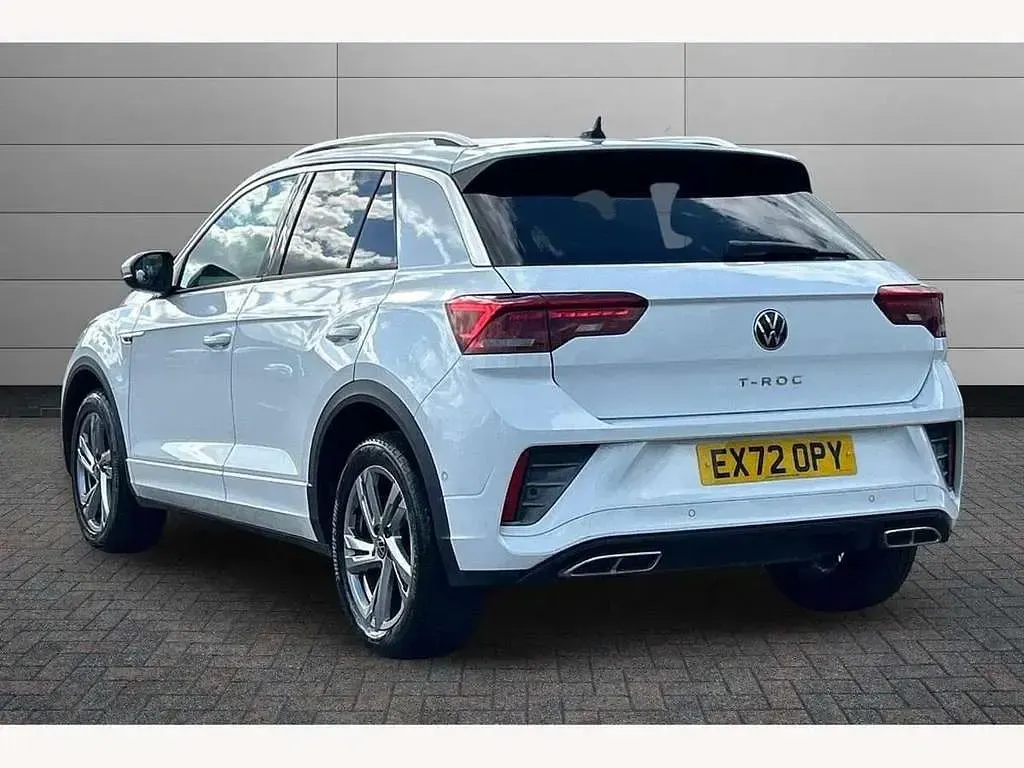 Used VW T-Roc R-line 150 HP (110 kW) 2022 White SUV