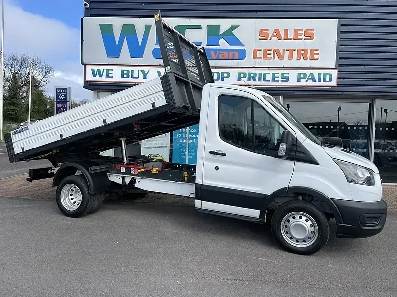 Used Ford Transit S 130 HP (95 kW) 2021 White Cabriolet