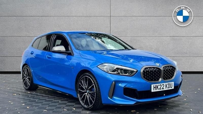 Blue Used 2022 BMW M135 Shadowline Hatchback | £27,191 (Good price) - Image 1/4
