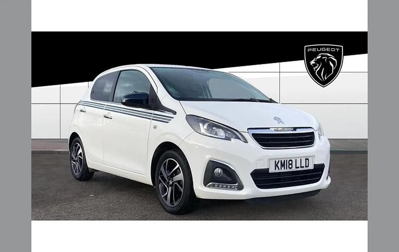 White Used 2018 Peugeot 108 Collection Hatchback | £5,610 (Fair price) - Image 1/4