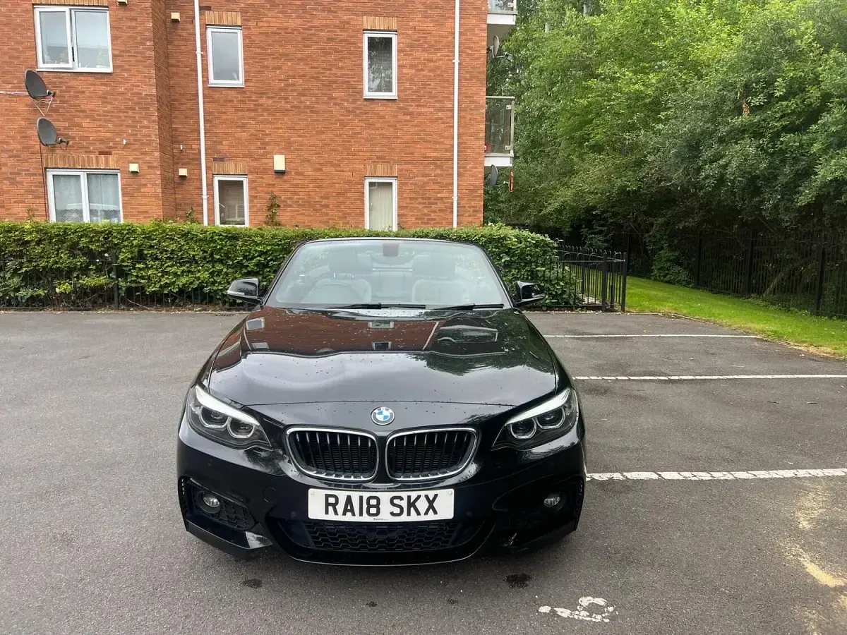 Used BMW 218 M Sport 147 HP (108 kW) 2018 Black Cabriolet