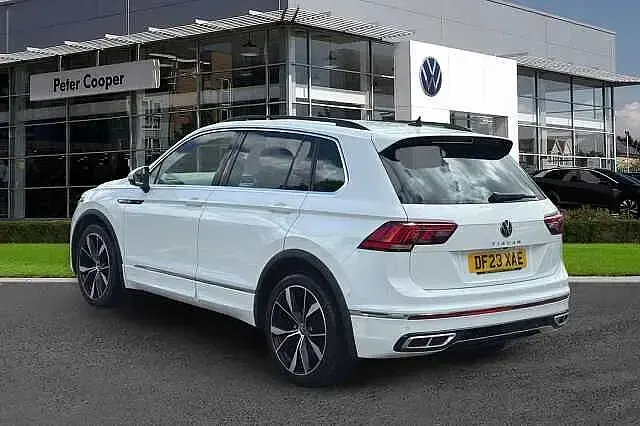Used VW Tiguan R-line 150 HP (110 kW) 2023 White SUV