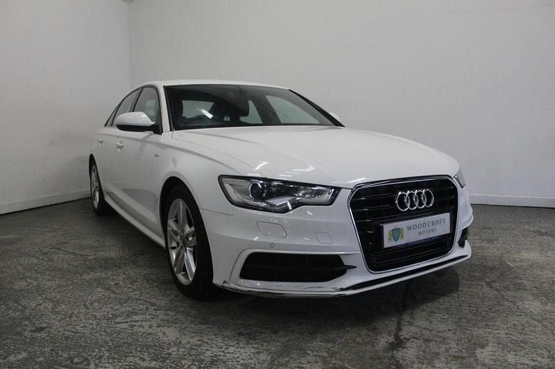 Used Audi A6 S-Line 2013 White Sedan