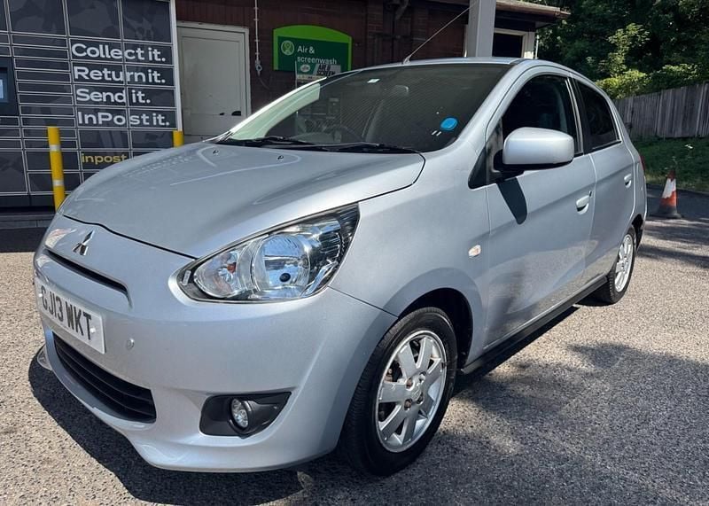 Silver Used 2013 Mitsubishi Mirage Hatchback | £4,695 (Fair price) - Image 1/4