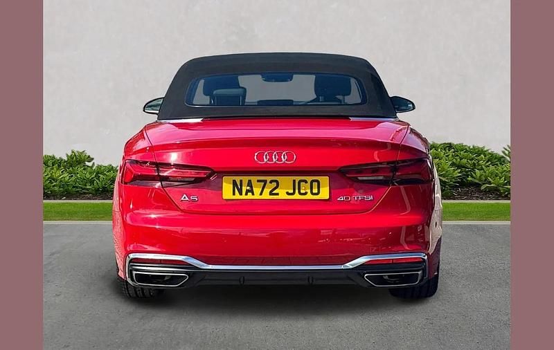 Used Audi A5 Cabriolet S-Line 245 HP (180 kW) 2022 Red Cabriolet