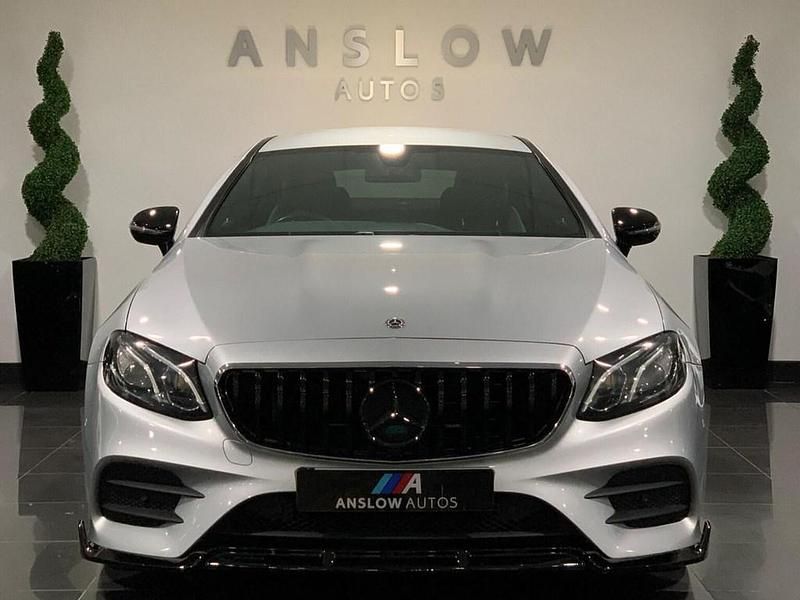 Used Mercedes E220 AMG line 2018 Silver Coupe