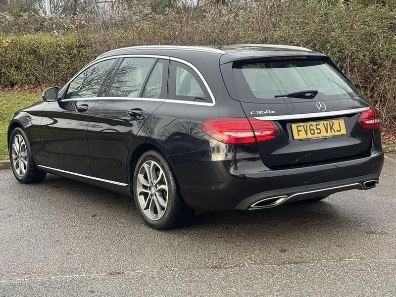 Used Mercedes C350e 2016 Black Estate