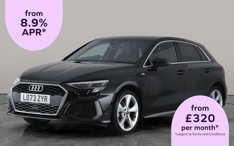 Used 2025 Audi A3 Sportback e-tron S-Line Hatchback | £22,879 (Good price) - Image 1/2