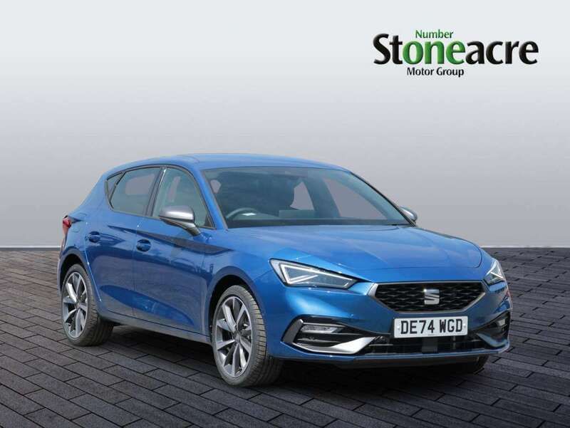 Blue New 2025 Seat Leon FR Sport Hatchback | £33,995 - Image 1/4