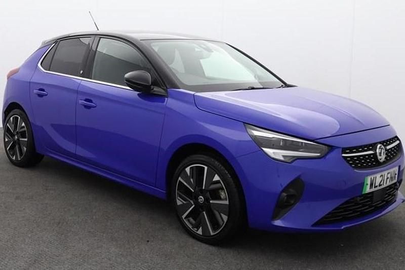 Used Vauxhall Corsa-e Elite 100 kW (136 HP) 2021 Blue Hatchback